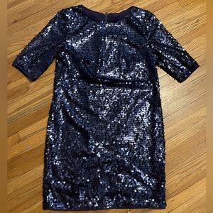 RACHEL Rachel Roy Navy Sequin Dress